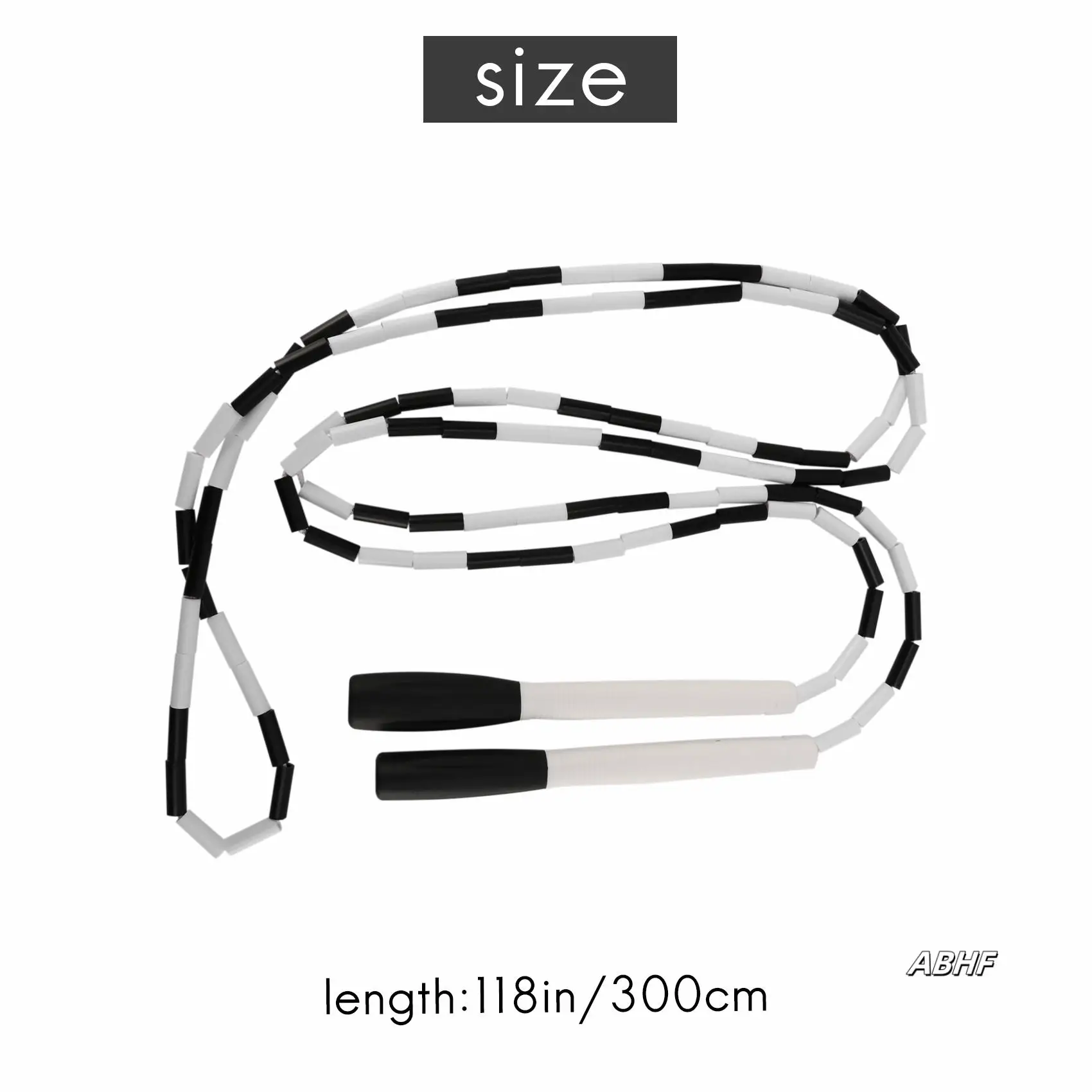 

Bamboo Skipping Rope Energy Bar Handle Straight Bamboo Skipping Rope Skipping Rope Thick Beaded Fitness Jump Rope