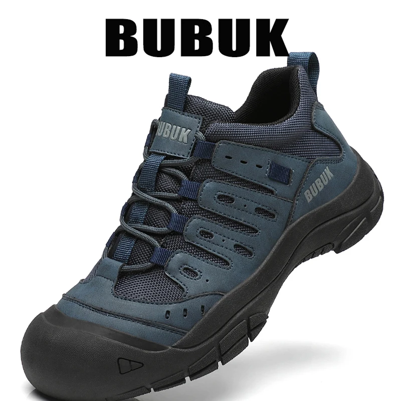 

Bubuk Новая мужская уличная спортивная обувь, модные и универсальные модные мужские походные ботинки с низким берцем на шнуровке, незаменимые для пеших прогулок, скалолазания и повседневной одежды