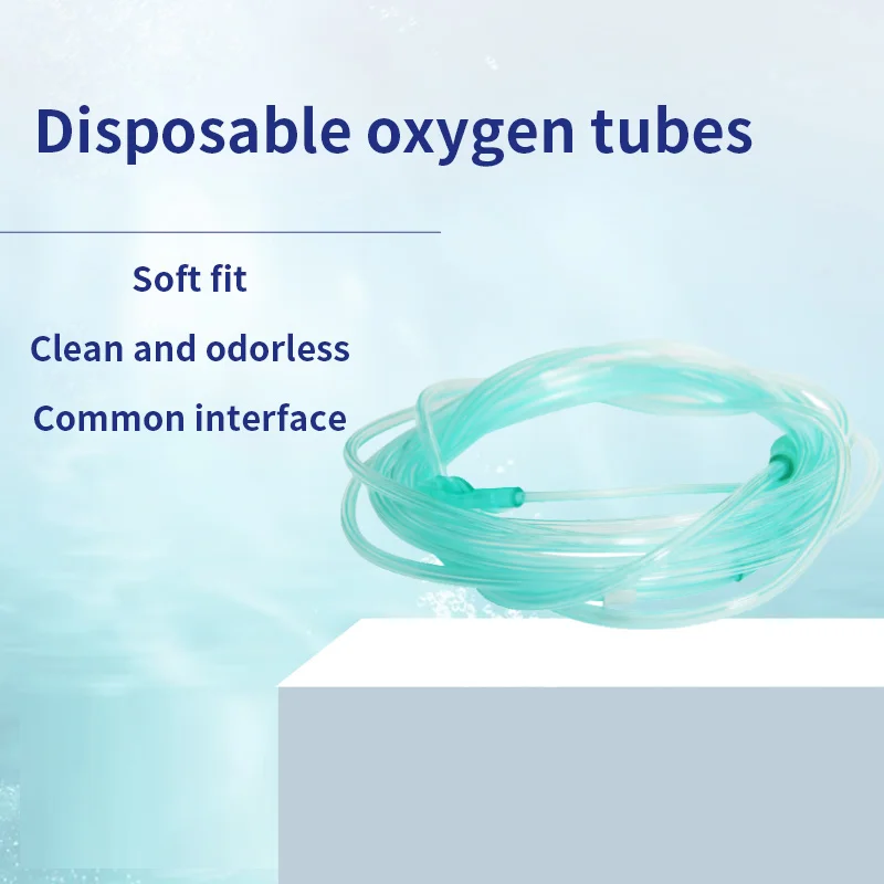 5M PVC Oxygen Tube Disposable Nasal Cannula Oxygen Tube Medical Care Machine Breathing Cannula