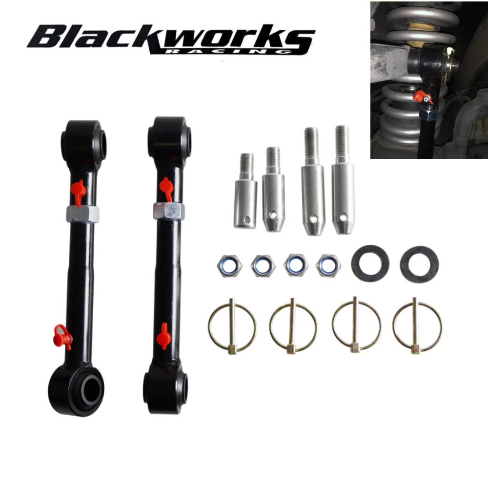 Enlaces de barra estabilizadora delantera de elevación de 2,5-6 "desconexión para Jeep Wrangler JK JKS 2/4 puertas 2007-2018 para Jeep JK Wrangler Rubicons