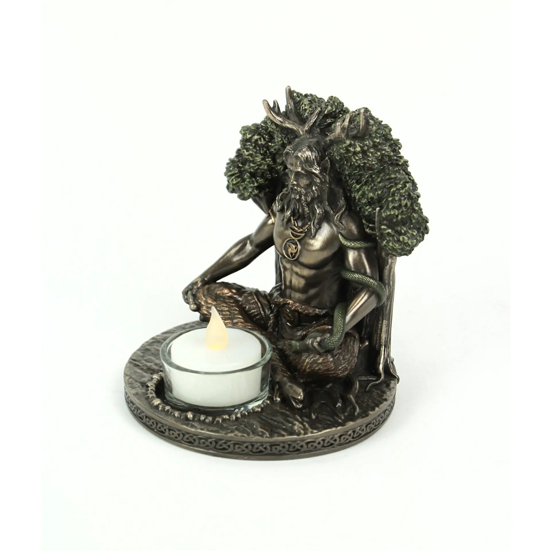 Myth Father's Day resin statue creative European retro candlestick ornaments candlestick ins wind