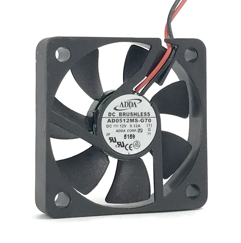 ORIGINAL AD0512MS-G70 12V 0.12A 5010 50*50*10mm KIPAS PENDINGIN BARU RADIATOR