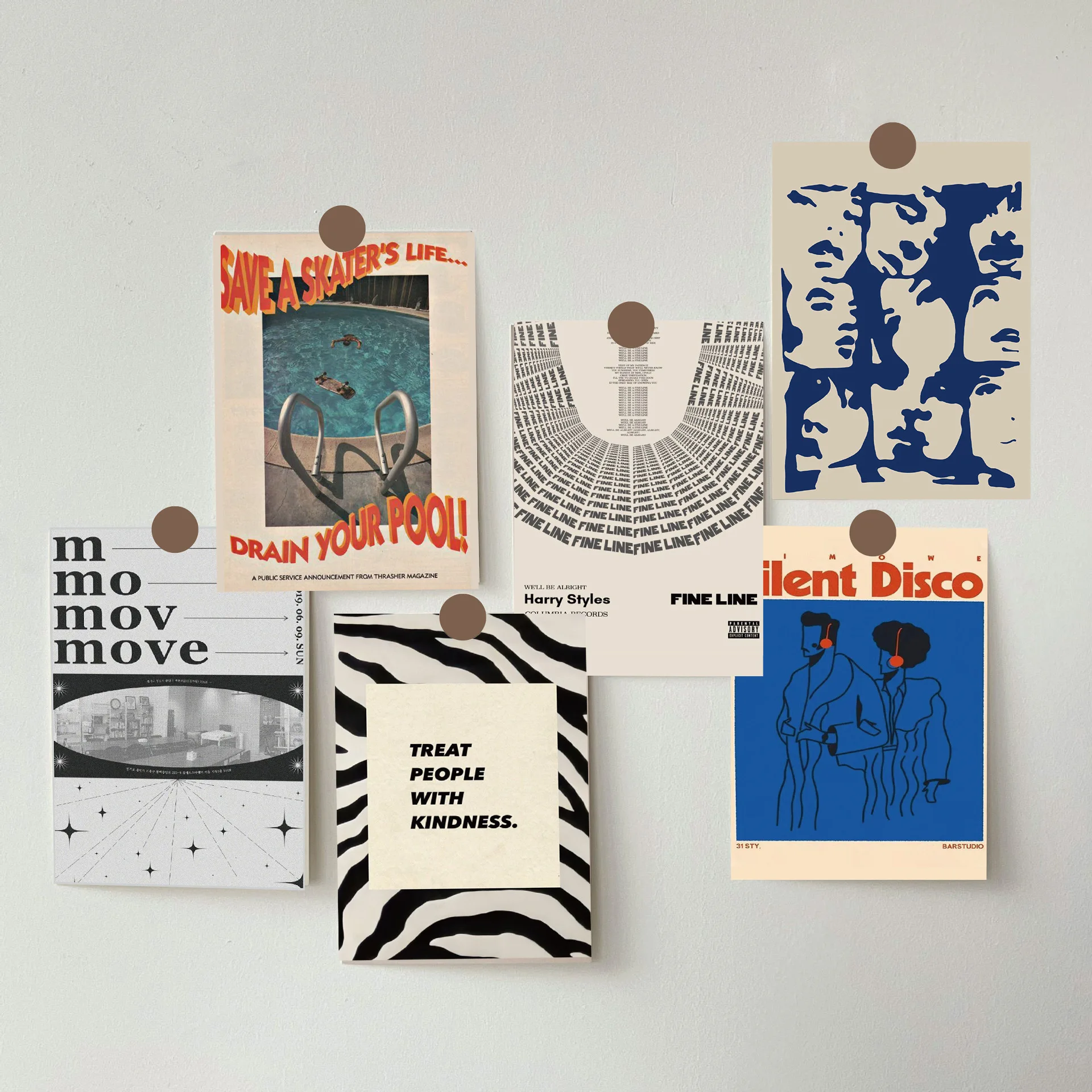 

15 Instagram Style Mixed Color Cards with Micro Ink Premium Postcards Bedroom Dormitory Wall Decoration Photography Background