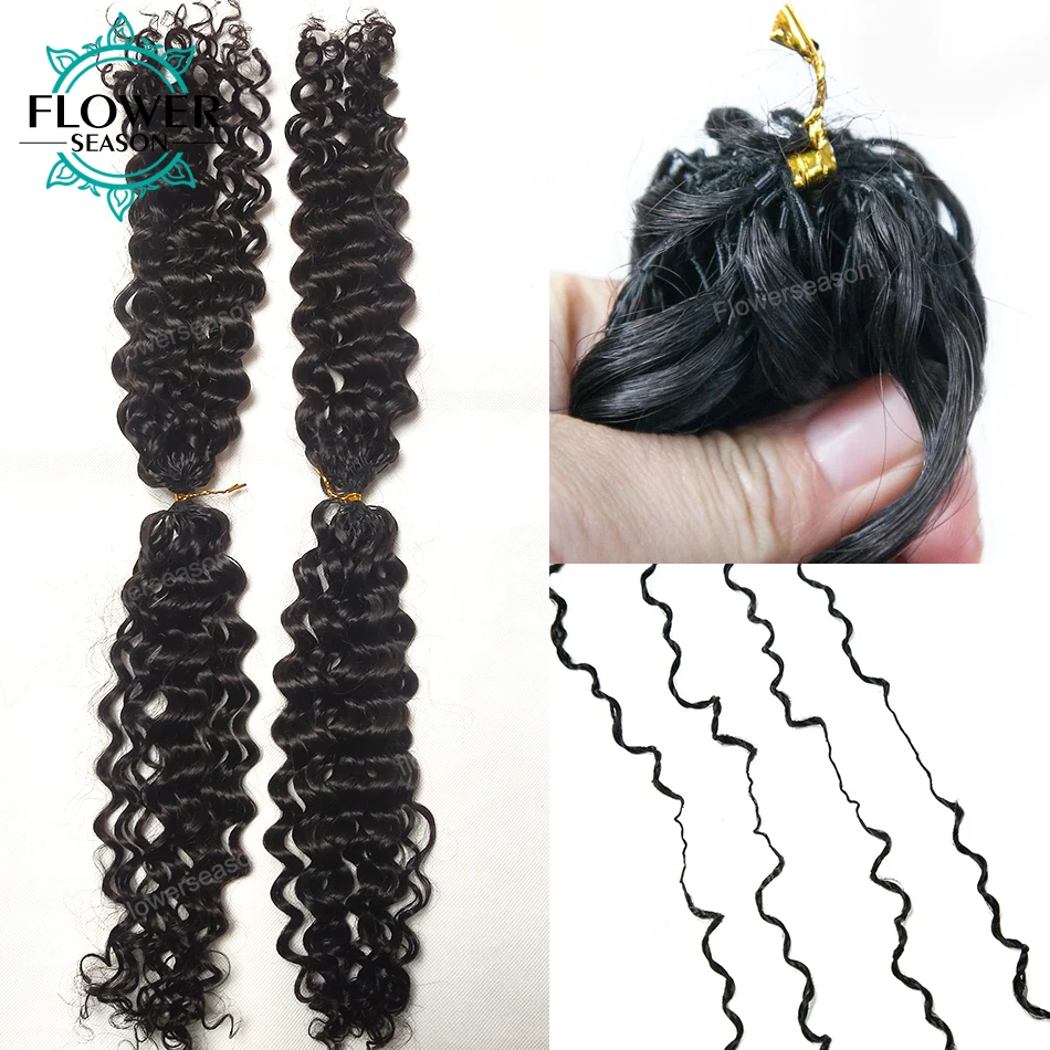 Knotless Pre-Separated Crochet Hair Extensions Human Hair Curly 120g/Pack 100strands Curly Crochet Human Hair Reusable