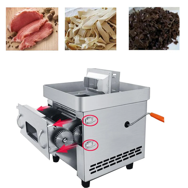 

110V Or 220V Desktop Meat Slicer Stainless Steel removable knife group Meat Grinder Machine