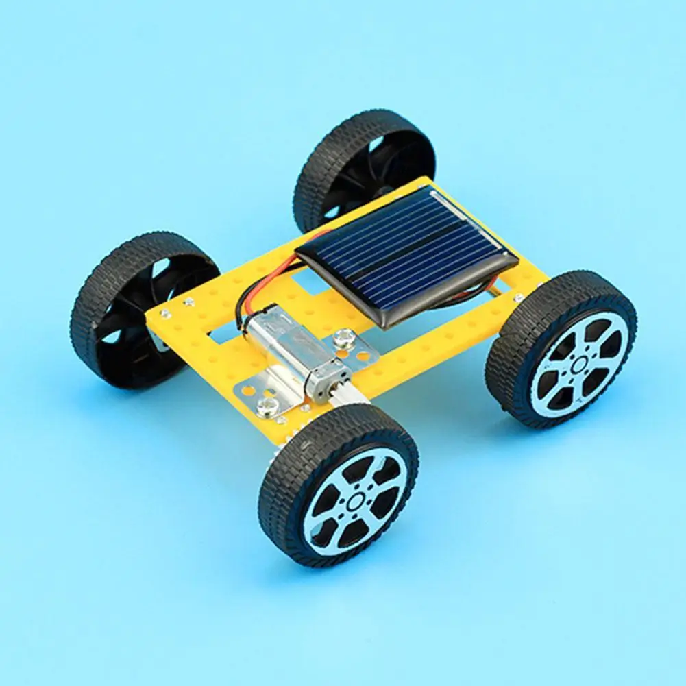 DIY Toys For Children 1 Set Mini Solar Powered Toy Car ABS Kit Child Educational Funny Gadget Science Experiment Toys