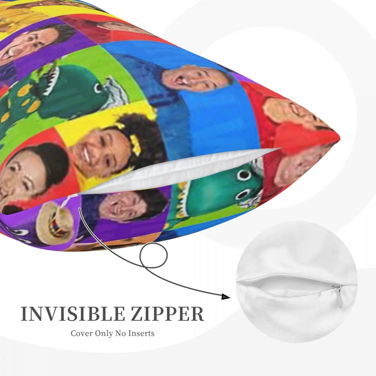 The Wiggles Tv Show Music Band Rectangle Pillowcase غطاء الوسادة ديكور غرفة النوم سرير المنزل الراحة رمي وسادة