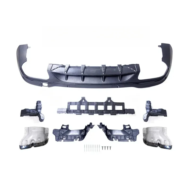 

New Upgr GLC Rear Bumper Kit with Diffuser Bumper Lip And Exhaust Pipe 63 43