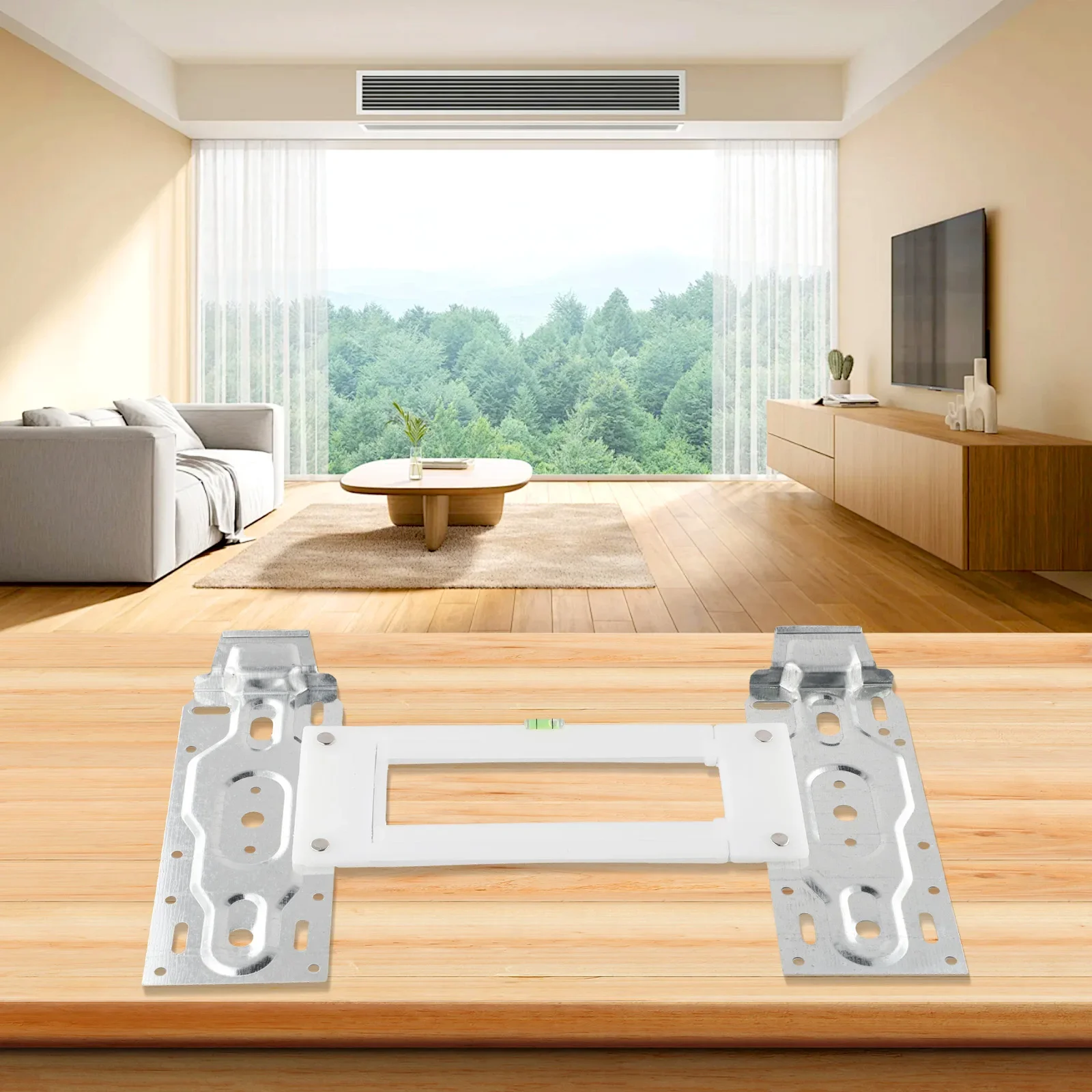 New Practical Adjustable Bracket Hanging Board Wall Mount Home Split Air Conditioner Indoor Unit Stainless Steel And Aluminum