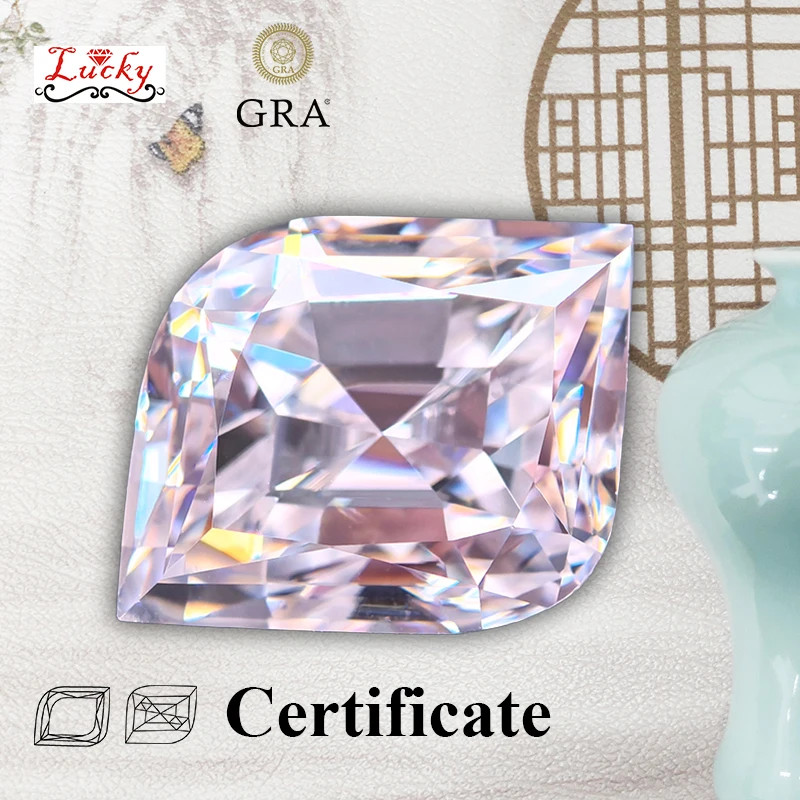 

Moissanite Leaf Shape D Color Specail Cuting VVS1 Charm Beads for DIY Jewelry Making Pendant Ring Materials with GRA Certificate