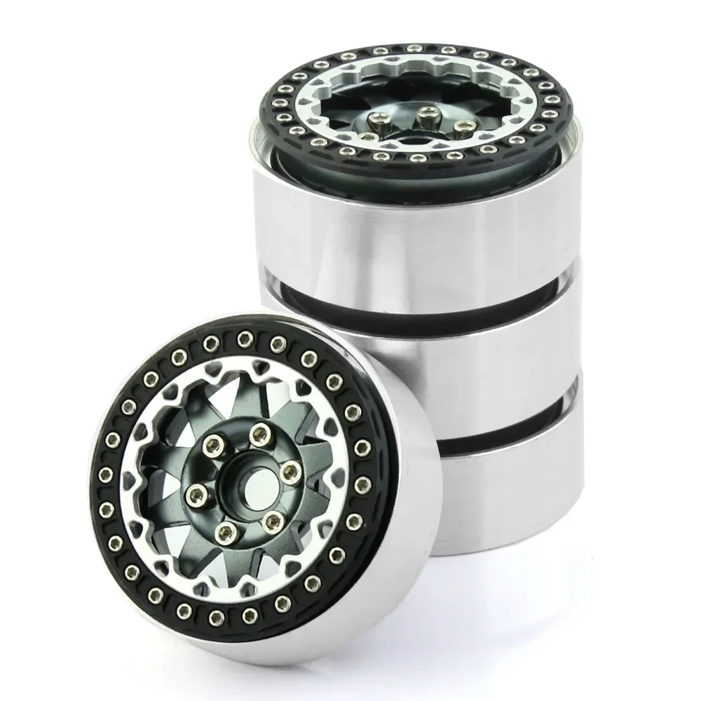 

1/10 RC Crawler Car Spare Part 1.9 Inch Metal Beadlock Wheel Hub Rim TRX4 Axial SCX10 AXI03006 Gladiator Ruitai GRT 86181