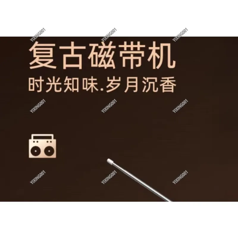 Multifunctional Bluetooth Radio Cassette Player, 2-Channel Stereo Cassette Recorder with TF Card Slot, Audio Device