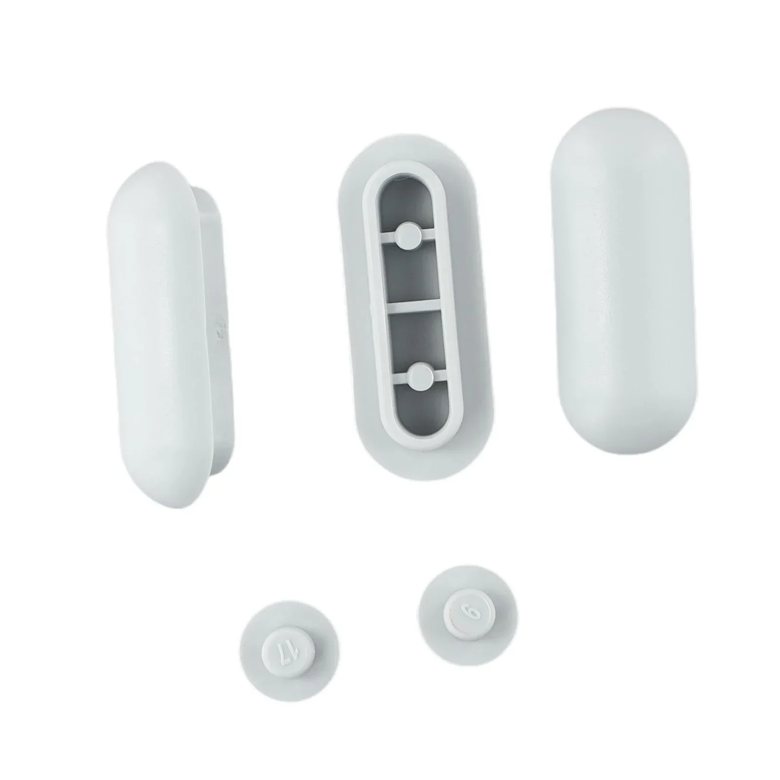 Toilet Seat Shock-proof Buffers Bumpers Replacement Pads Top Cover Cushion Seat Cushion Accessories Bathroom Parts ABS+TPE