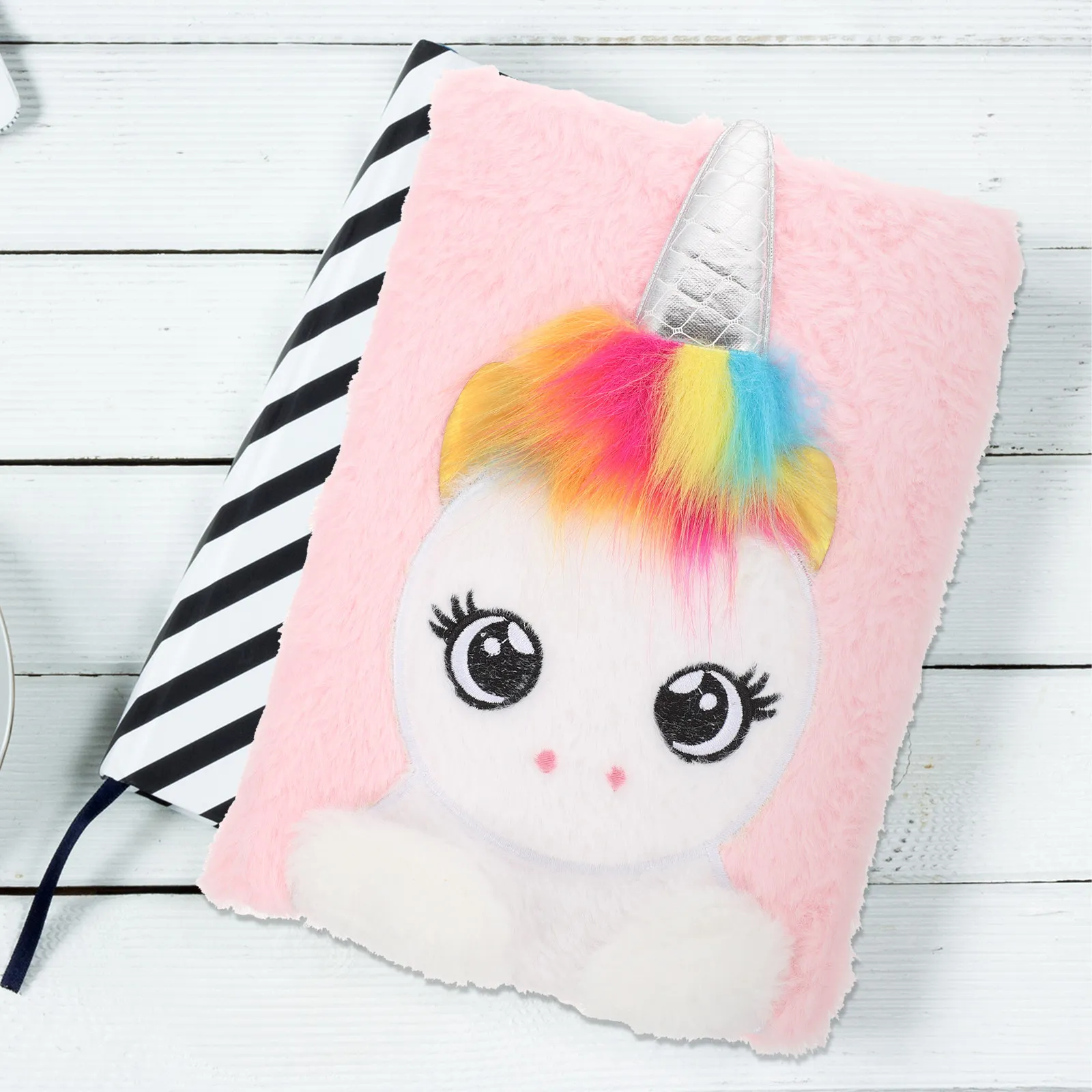 

Unicorn Cartoon Notebook with Soft Shell Design for Girls Diary Journal Creative Writing Sketching Travel Planning Office Study