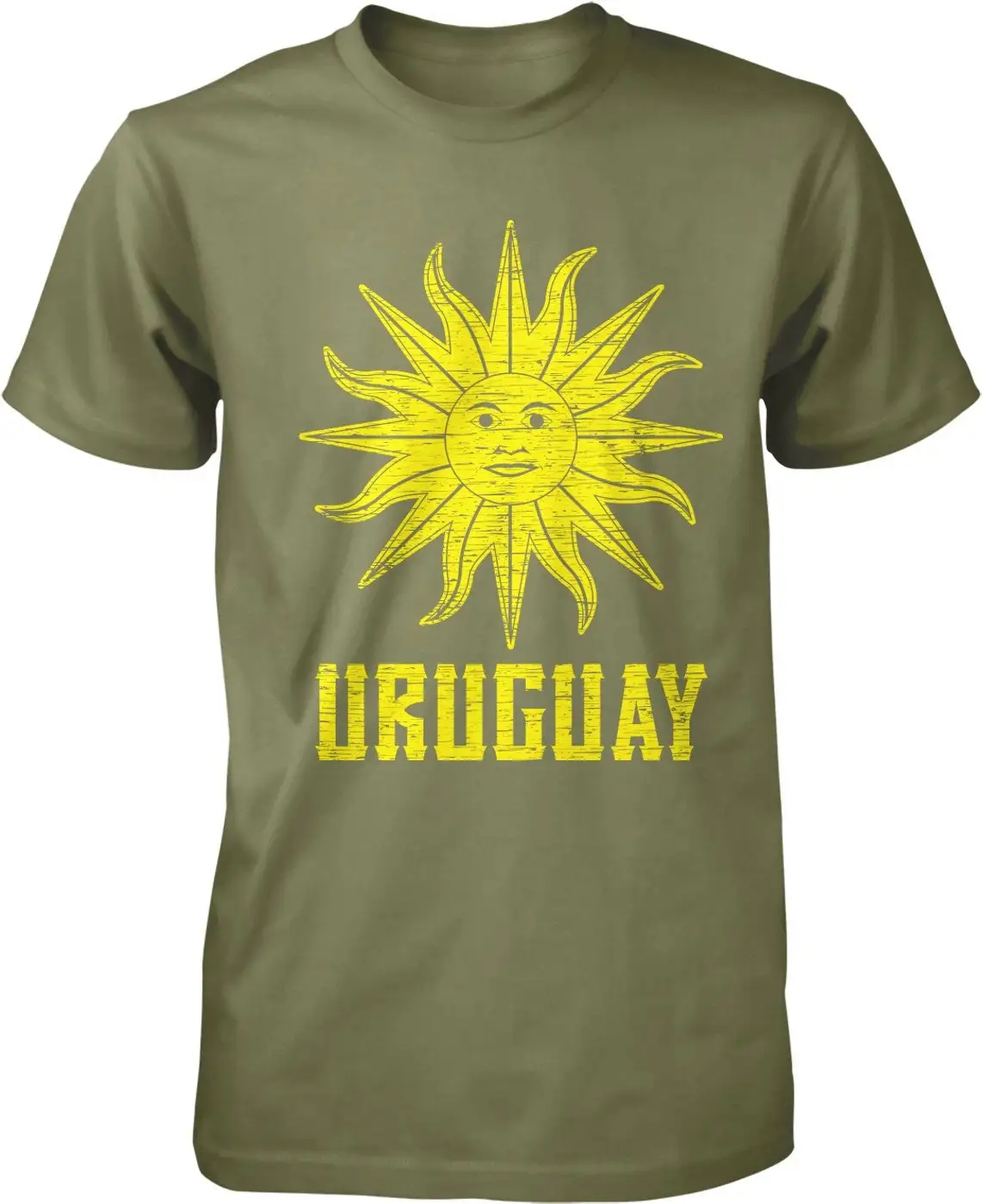 Uruguay Coat of Arms Sun May Uruguayan Pride Men's T shirt HOOD_00243