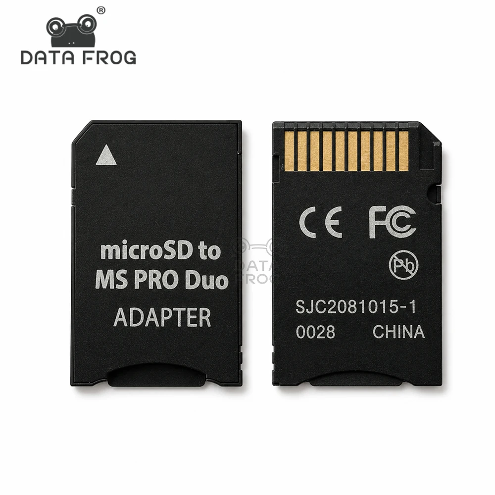 DATA FROG MS Pro Duo Memory Stick Adapter Micro SD TF Card Reader Converter for PSP 1000 2000 3000