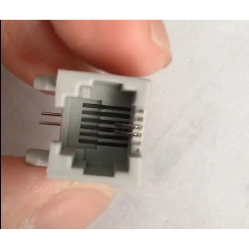E1153A62Z RJ11/RJ12 телефонный разъем 6P2C 53A тип 1*1 с одним неблесковым интерфейсом