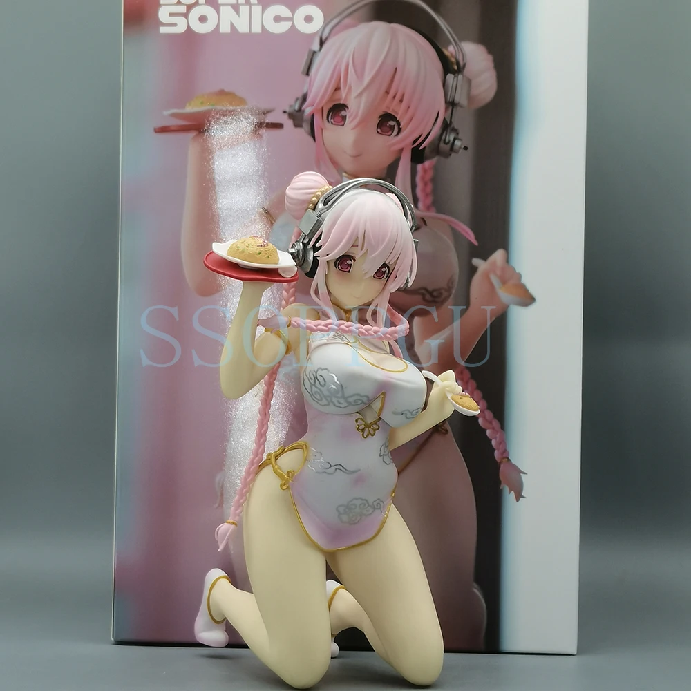Emontoys Sonicomi SUPER SONICO figura Cheongsam 1/7 Chica de Anime PVC figura de acción juguete SONICO estatua juego colección modelo muñeca