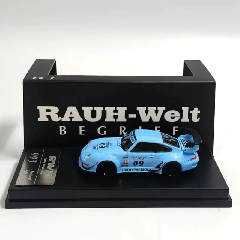 

Литой под давлением масштаб 1:64 RWB 933, модель автомобиля из сплава, классический сувенир для взрослых, подарок, статический дисплей