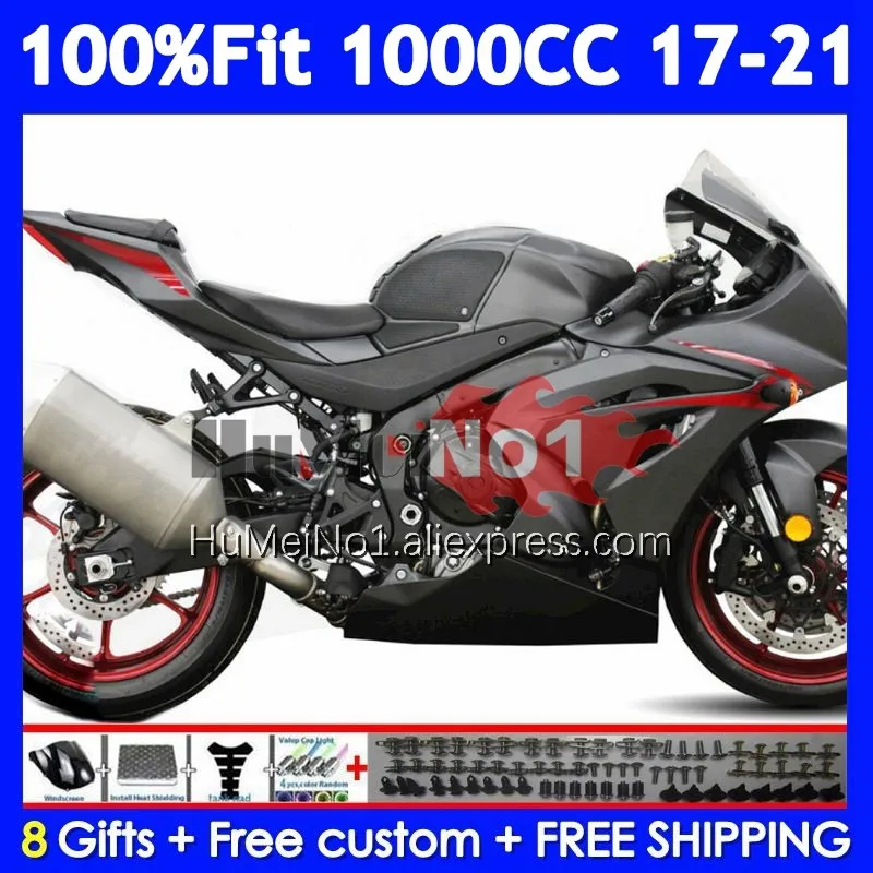 Injection For SUZUKI GSXR1000 GSXR 1000 L7 Matte Grey 122No.121 K17 GSXR-1000 17 18 19 20 21 2017 2018 2019 2020 2021 Fairings