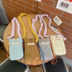 Women Small Crossbody Bag Casual Student Girls Messenger Bags Vintage Ladies Phone Purse Handbag Corduroy Shoulder Bag