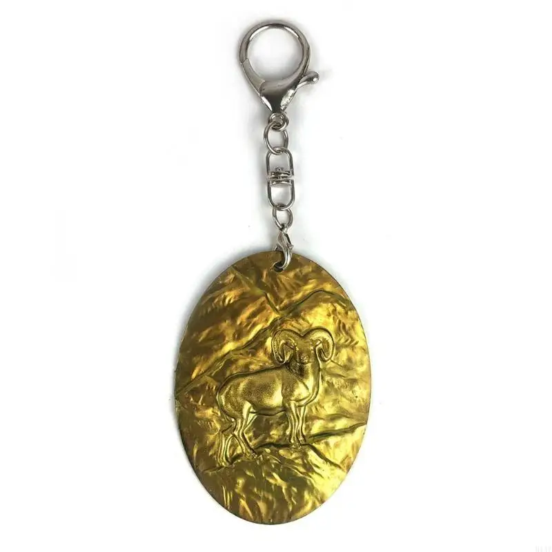 91AF Animal Keychain Pendants Silicone Mold with Hole Bag Backpack Decoration Crystal Epoxy Resin Mold for DIY Crafts
