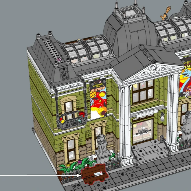 The 2026 Flagship Natural History Museum Largest Modular Building Set, Featuring 4,014 Pieces, Makes An Excellent Gift.