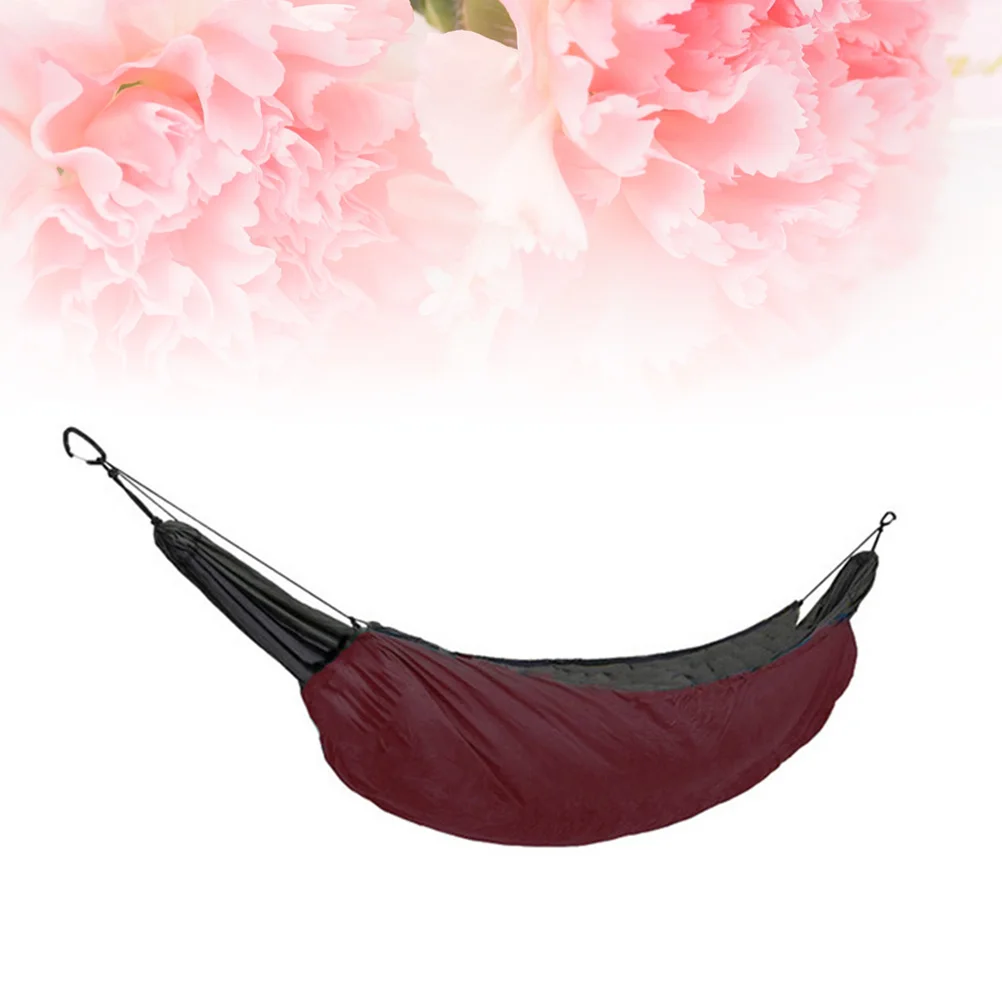 Outdoor Winter Camping Hunting Hammock Insulation Cover Windproof Warm Leisure Hammock Accessories Thickened Cotton Hammock(Sky