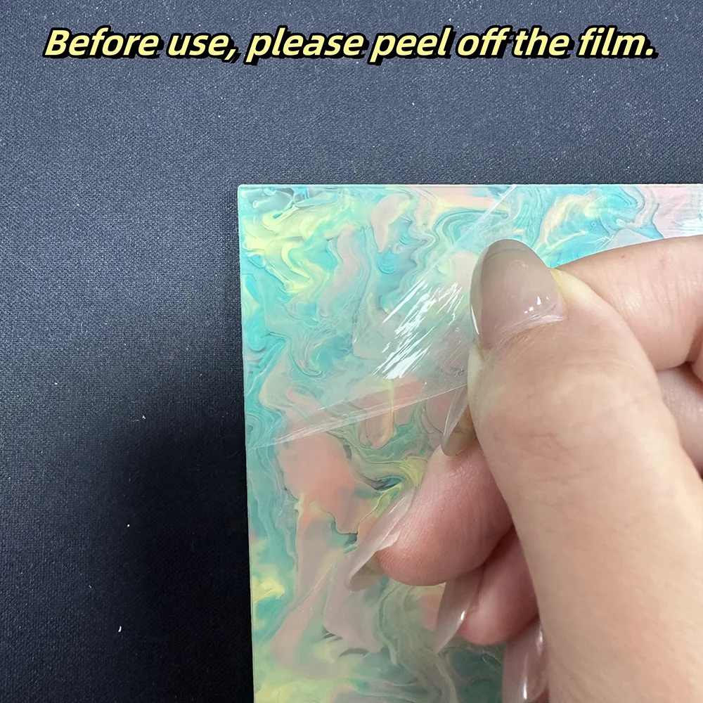 Flower color acrylic sheet 3MM thick 12*8 inches for home decorations crafts jewelry, and other materials