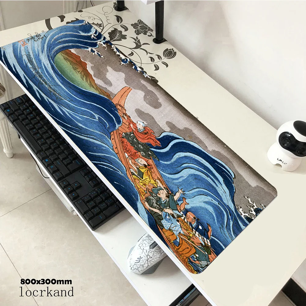 Great Wave Mouse Pad Gamer Ocean Gaming Mousepad 700x300x4mm Notbook Desk Mat Sea Padmouse Games Gamer Mats Gamepad
