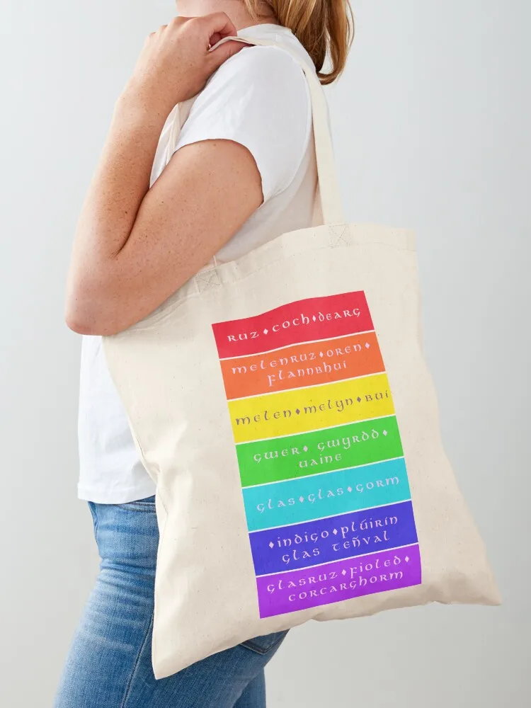 

Celtic Rainbow Tote Bag cloth bag woman personalized tote bag personalized tote shoping