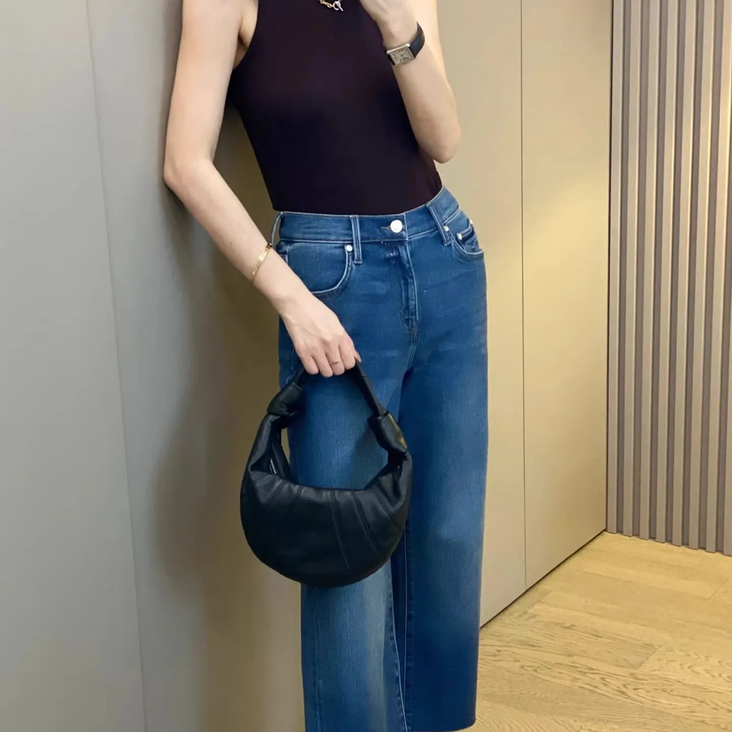 

Fortune Genuine Leather Croissant Bag, Sheepskin Croissant Bag, Underarm Bag, Dumpling Bag, Hobo Bag