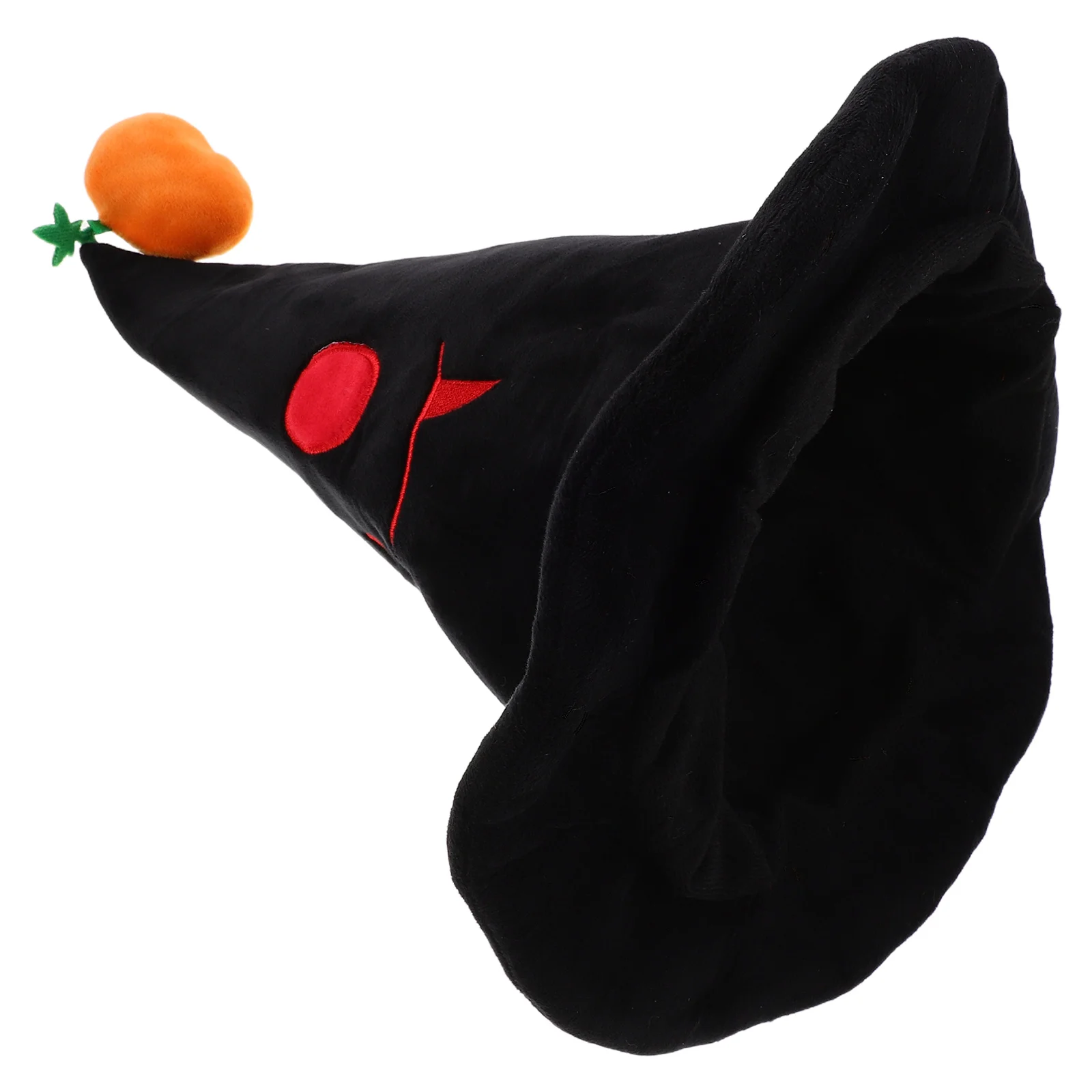 

Halloween Witch Hat Black Oversized Fantasy Costume Party Accessory Large Brim Pointy Wizard Adult Women Cosplay Spooky Hat