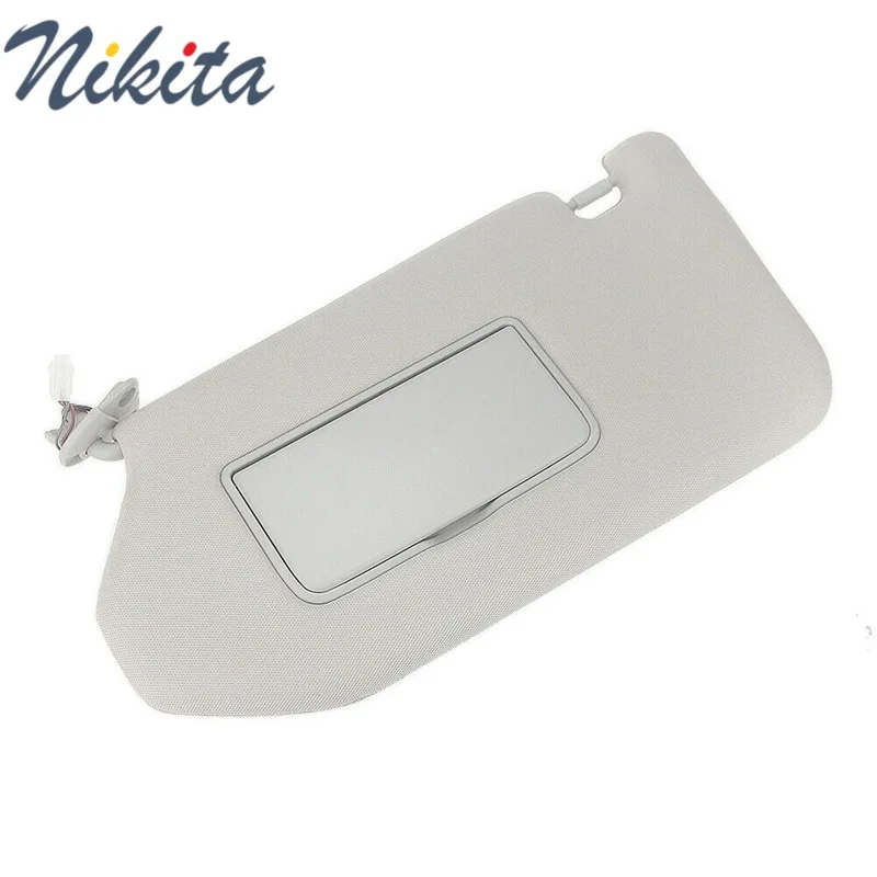 Grey Beige Car Sun Visor Shade Left Right Side Driver side For Nissan Pathfinder 2013-2018 Infiniti QX60 2014-2017 JX35 2013