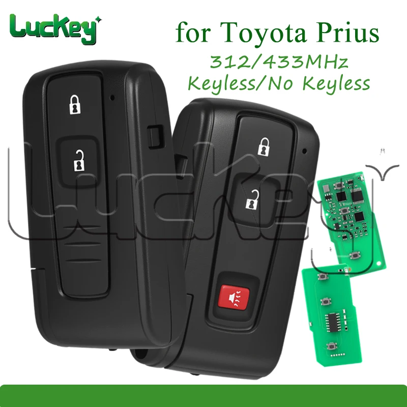 

Car Remote Control Key for Toyota Prius 2004 - 2009 Car Key 312/433MHz 4D Chip Keys FCC MOZB21TG MOZB31EG Keyless Go Key Fob