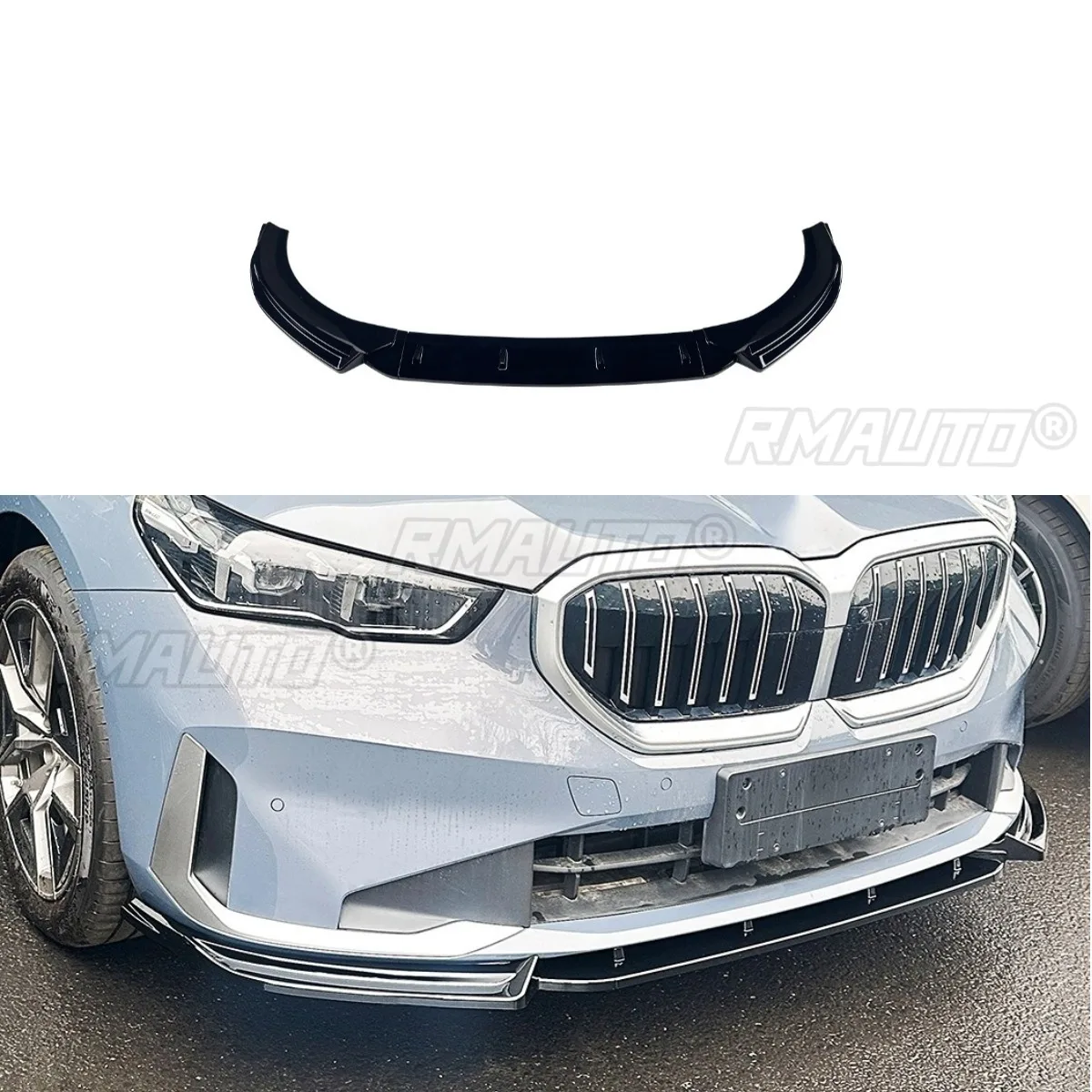

Для BMW 5 серии G60 G61 автомобильный передний бампер, разделитель губ, диффузор, спойлер для BMW 5 серии G60 G61 2024 + комплект защиты бампера, кузовный комплект