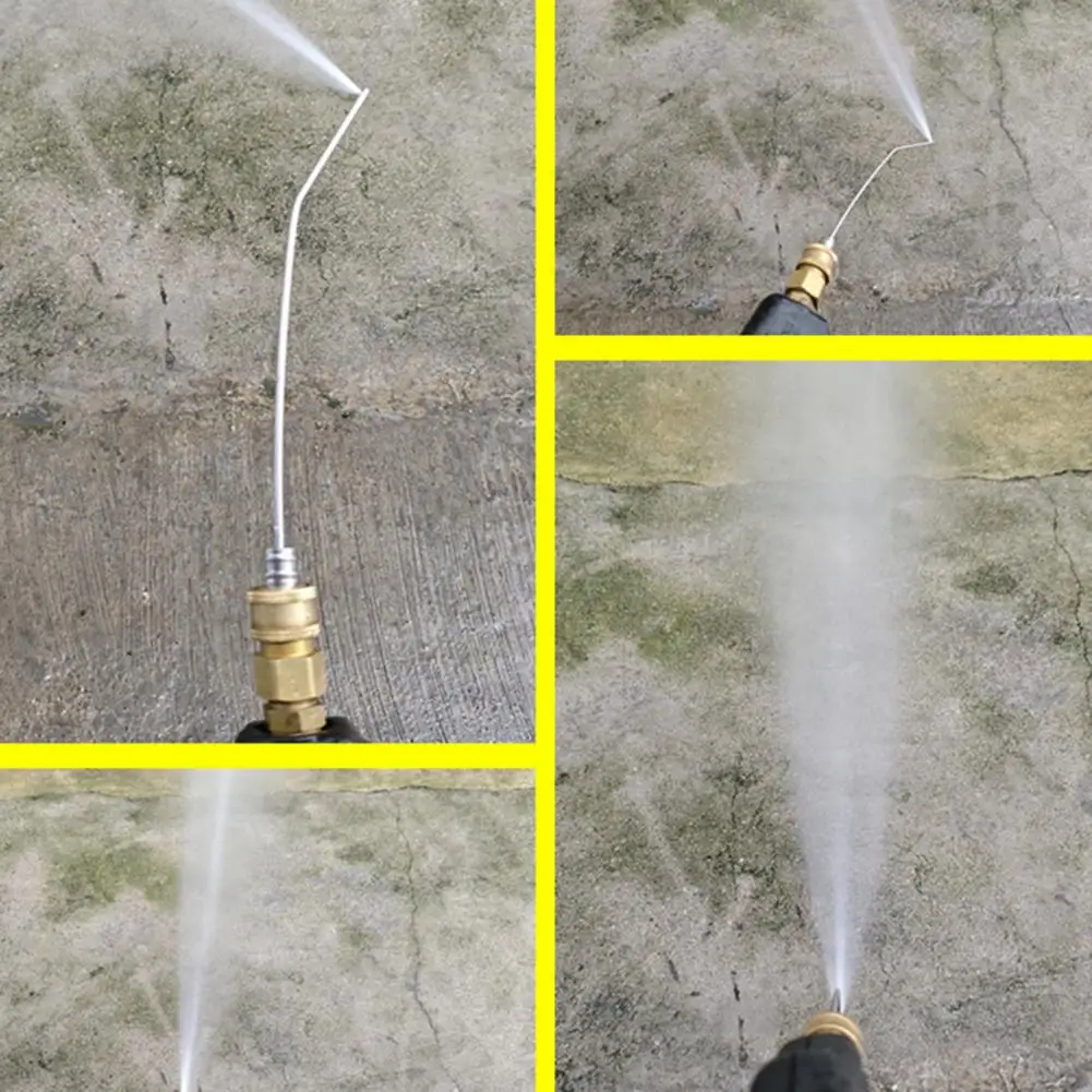 Efficient Pressure Washer Attachment High Pressure Washer Nozzle Kit with Quick-connect System Extension Wand for Appliance