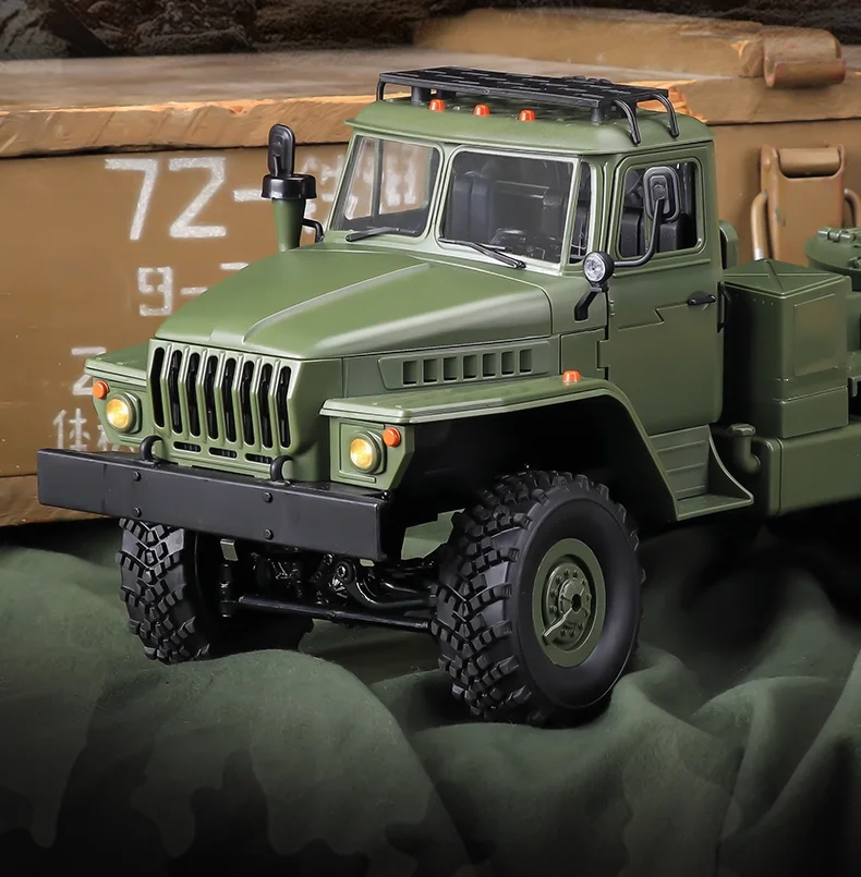 WPL B36 B36-2 B36-3 6WD RC Car 1:16 Full Scale Military Transport Vehicle Model Six Wheel Drive Climbing Off-Road RC Truck Toys