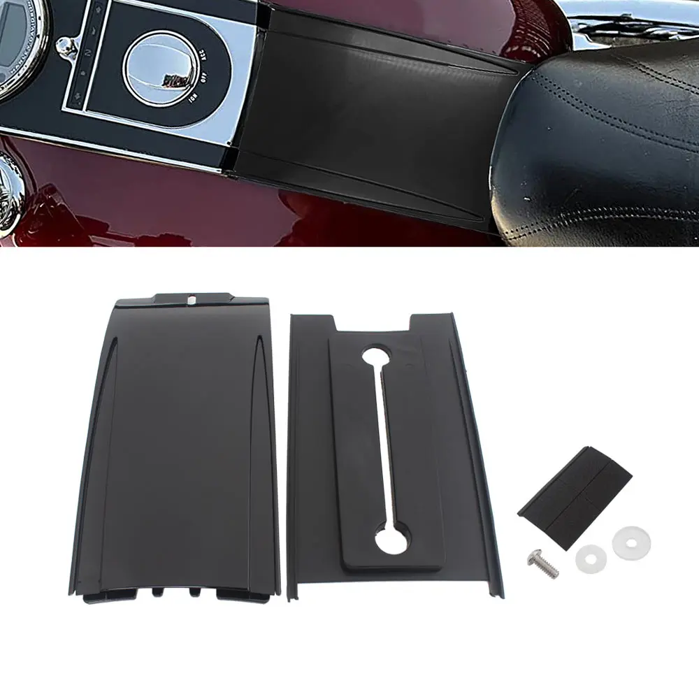 Motorcycle Chrome ABS Dash Panel Extension For Harley Davidson Softail Deluxe Fat Boy Heritage Night Train Springer 2000-2017