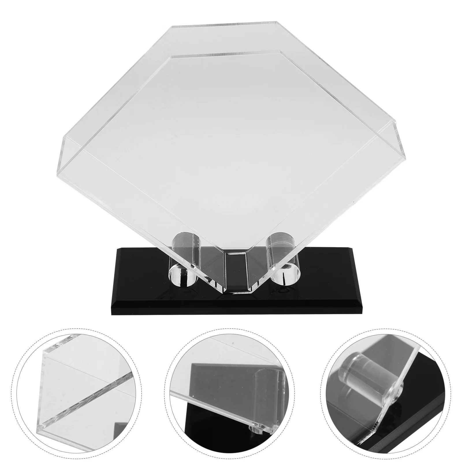 Dinner Napkin Holder Bathroom Tray Holders for Cloth Napkins Organizer Tables Clear Acrylic Plaid Paper Decorations