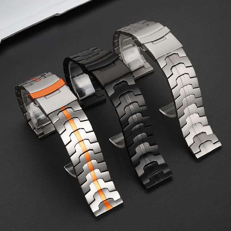 

Для CIGA дизайн Xijia ремешок для часов из титанового сплава серии X горила Z серии острая винная бочка повседневный спортивный титановый металлический ремешок