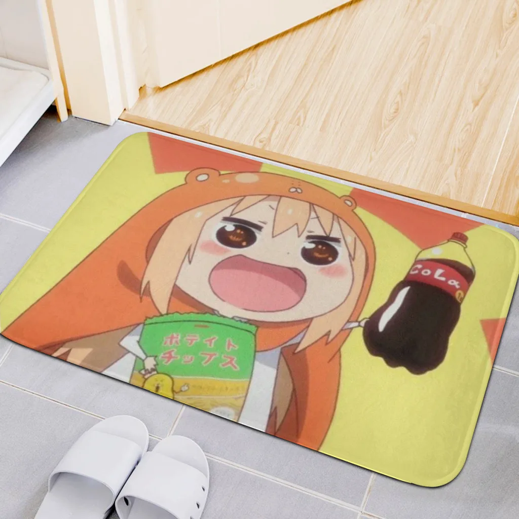 

Kawaii Anime Himouto! Umaru-Chan Living Room Rug Carpet Flannel Slip Mat Decor Aesthetic Dressing