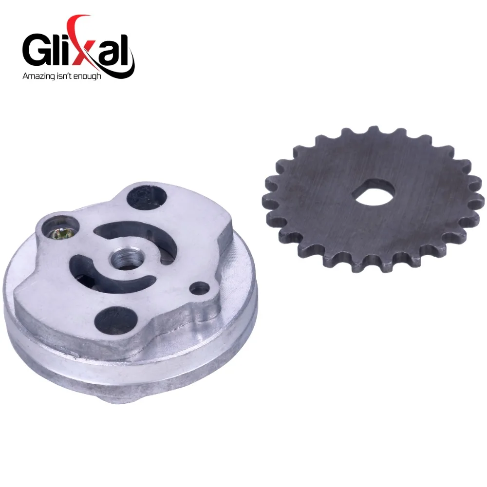 Glixal GY6 125cc 150cc Fuel Oil Pump Assembly Gear Sprocket for 152QMI 157QMJ Scooter Moped