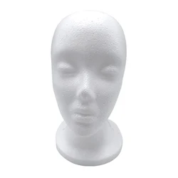 Practical Foam Female Mannequin Head Mold Wigs Glasses Cap Showing Stand Bracket Model Professional Photograph Props