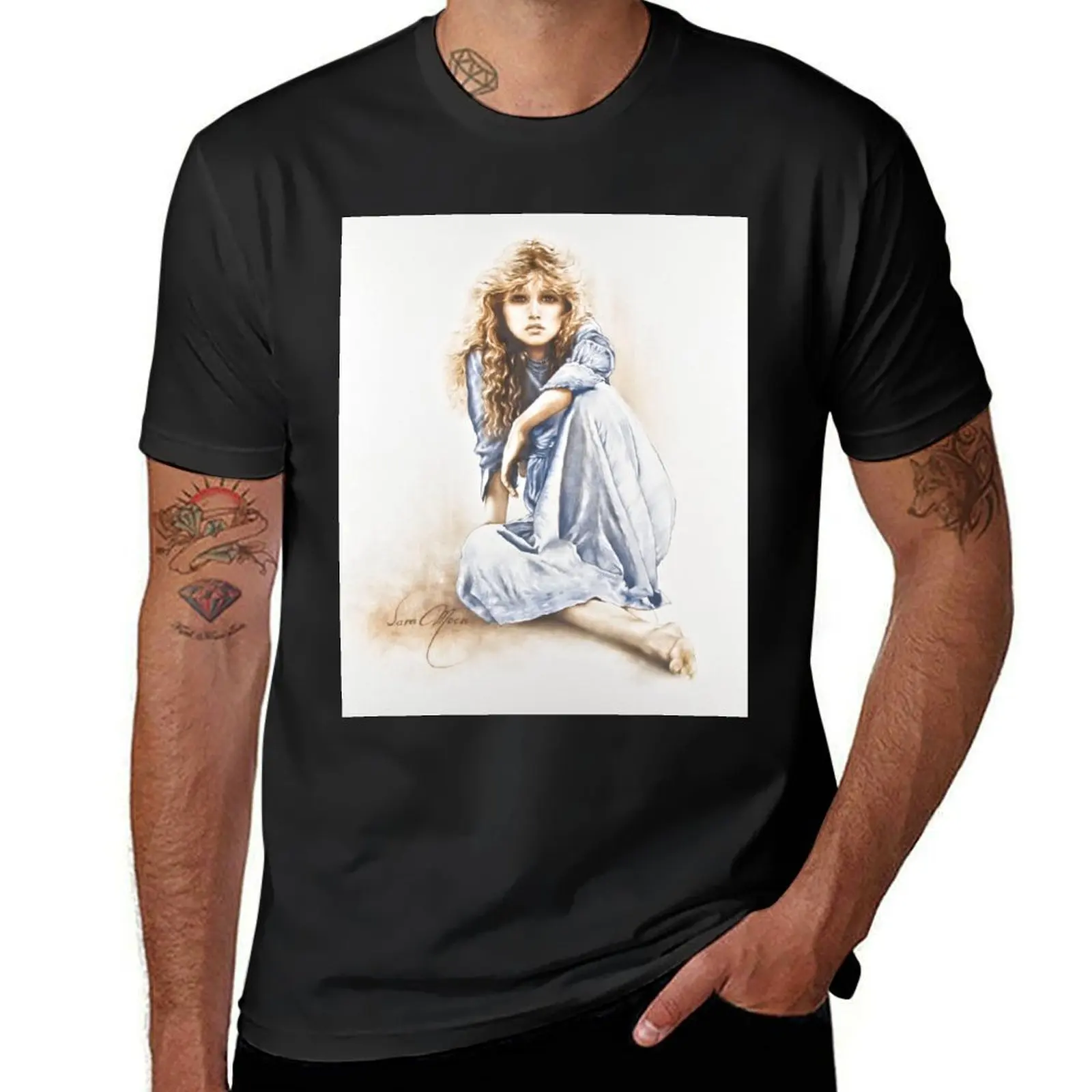 

Hippy Girl T-Shirt aesthetic clothes plain sweat shirts, men