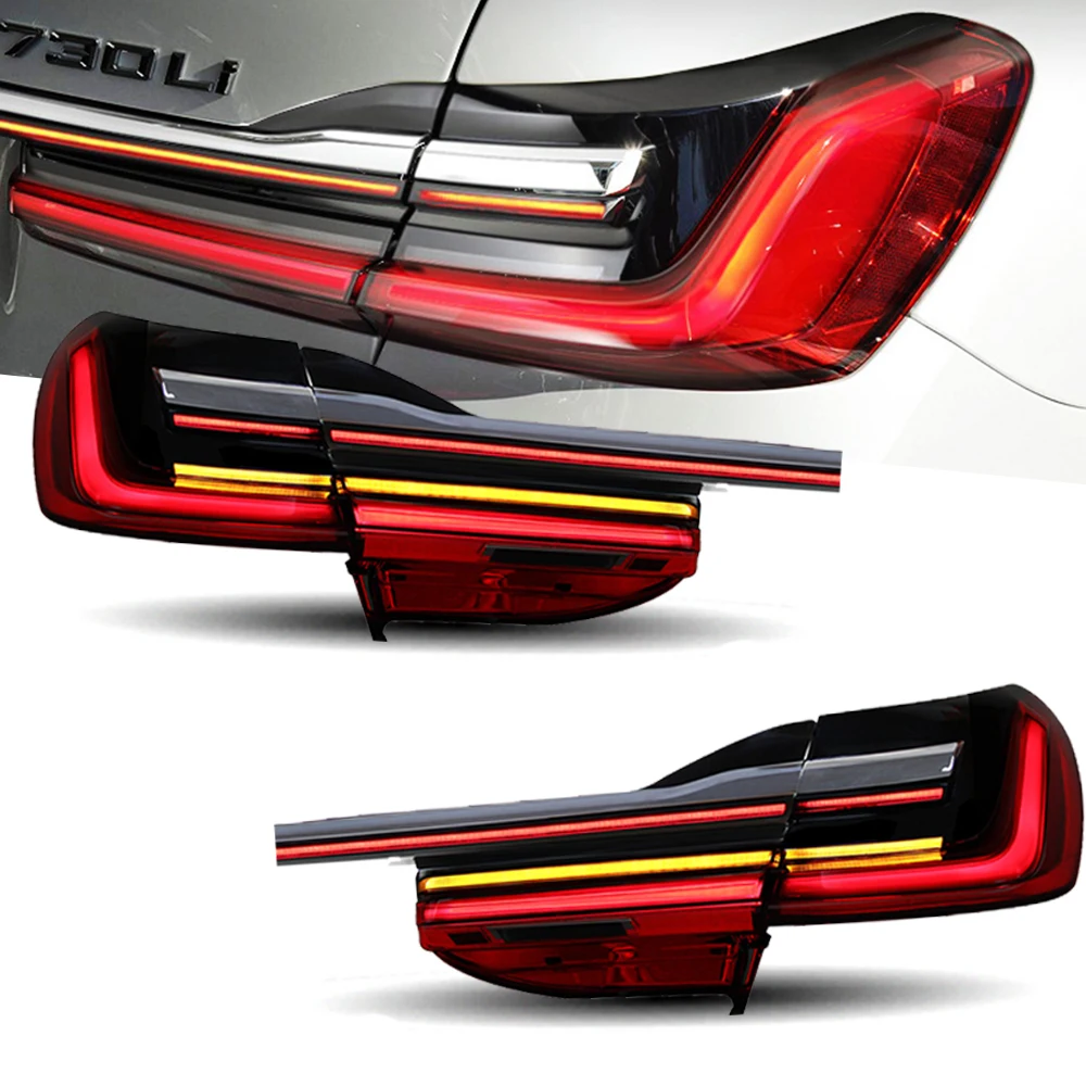 Taillights For BMW G12 7 series 730li 740li LED 2016-2018 Tail Lamp Car Styling DRL Dynamic Turn Signal Reverse Auto Accessories