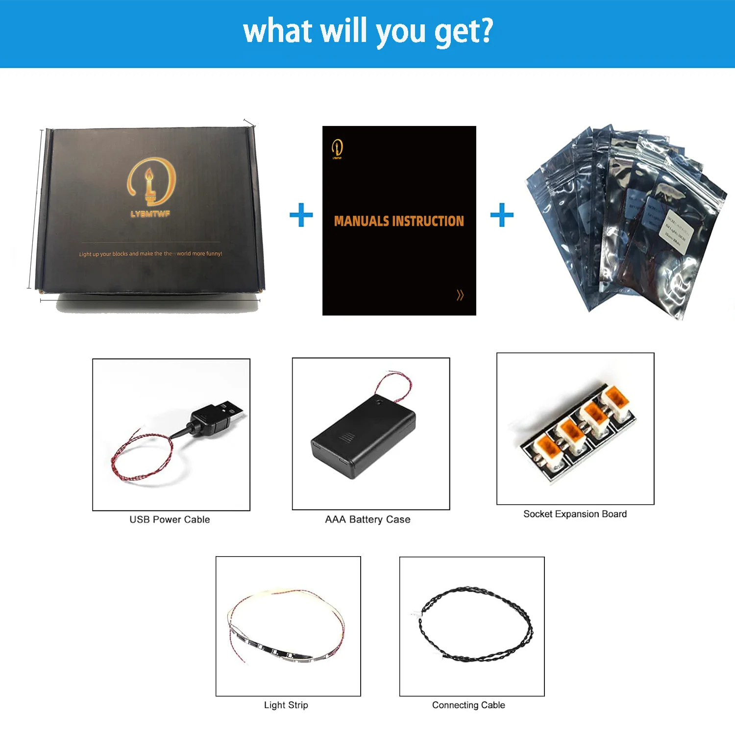 O conjunto de luz LED LYBMTWF 42179 é adequado para blocos de construção Planet Earth and Moon in Orbit (incluindo apenas acessórios de iluminação)