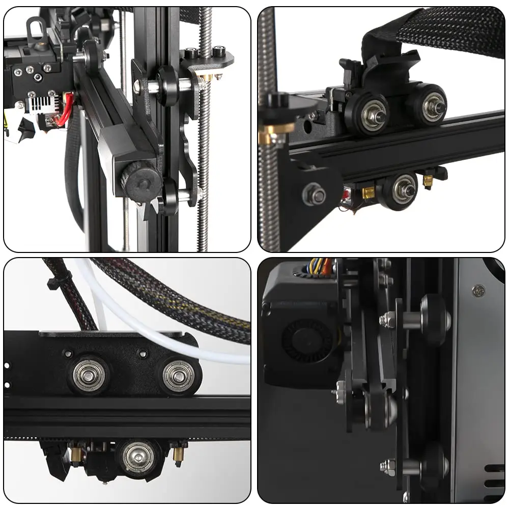 Ender 3 S1 Pro için Creality 3D yazıcı rulman kasnak kiti/Ender-3 V3 SE 3D yazıcı FDM tekerlek kasnak lineer rulman dilsiz giymek
