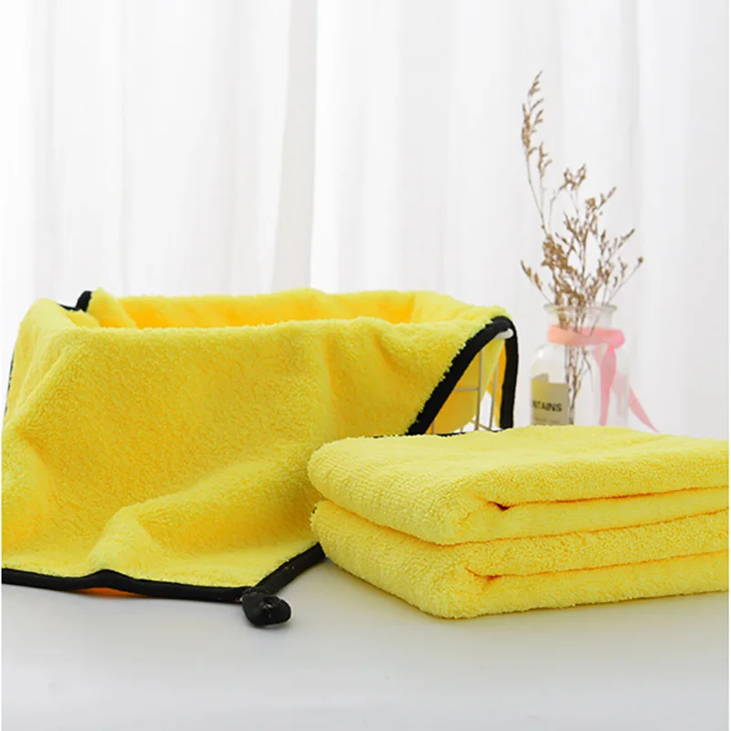 Quick-Drying Pet Towel Absorbent Pet Bath Towel for Dogs Cats Soft Lint-Free Fiber Dog Towels Pet Cat Blanket Pet Supplies