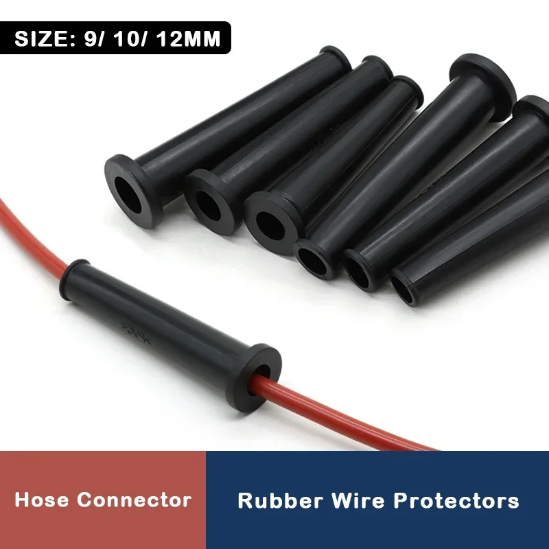 

9/10/12mm Rubber Wire Protector Cable Sleeve Boot Cover For Angle Grinder Wire Electric Drill Cable Connect Protection